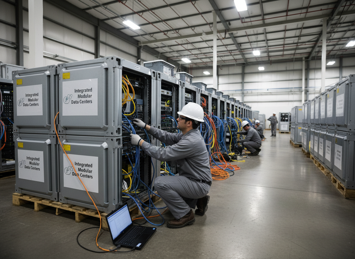 modular data center infrastructure in Paris